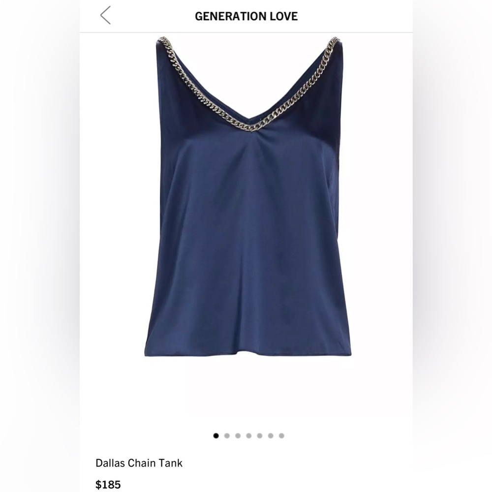 Generation Love Dallas Chain Tank (Gold Chain)